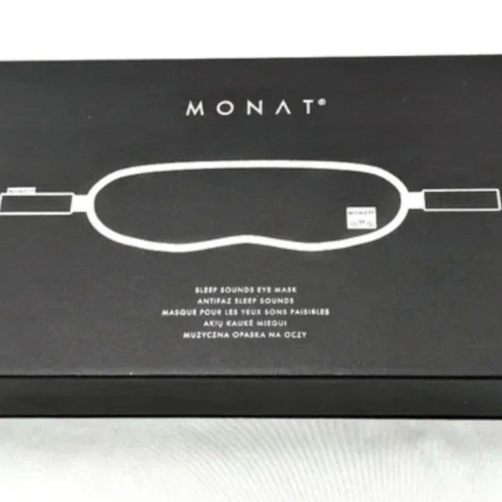 Monat Black Sleep Sounds Eye Mask